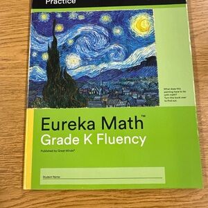 EUREKA MATH / GRADE K FLUENCY / STUDENT CONSUMABLE WORKBOOK / NEW